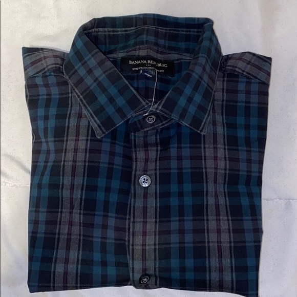 ✨Host Pick✨ Banana Republic Cotton Flannel Shirt - Picture 2 of 3